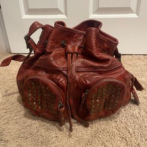 Frye Burgundy Red Tote Bag